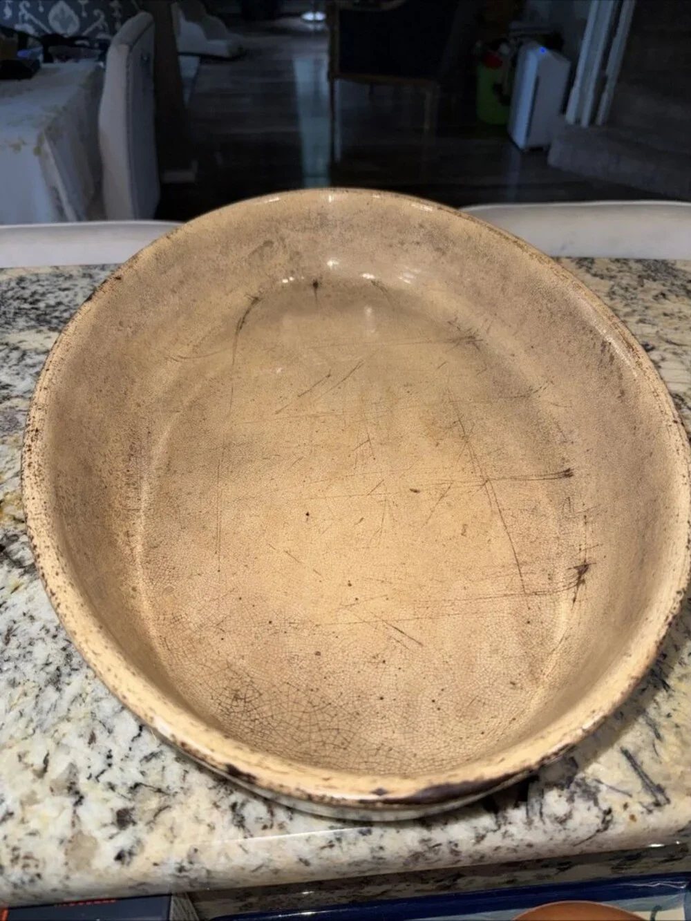 French Vintage Oval Terrine Baking Dish La Bourguignonne Emile Henry Stoneware